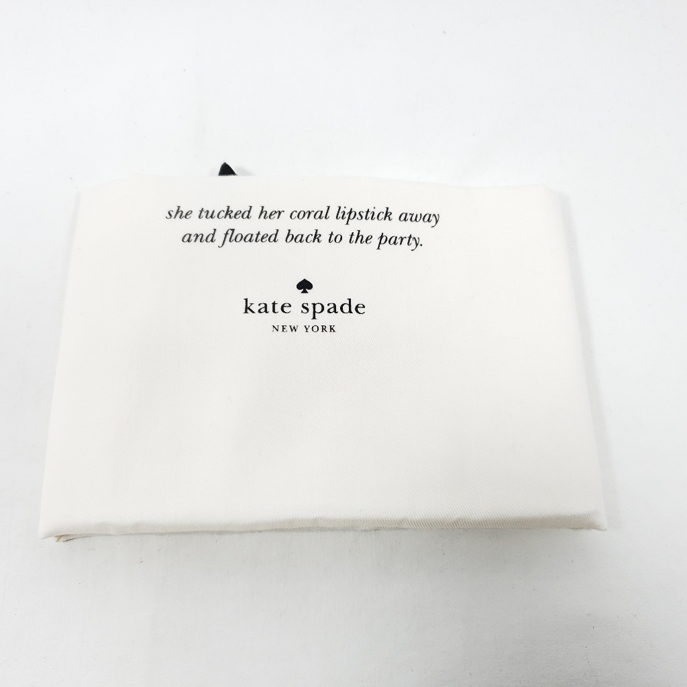 Kate Spade Sam Gingham Wicker Satchel - Picture 7 of 8
